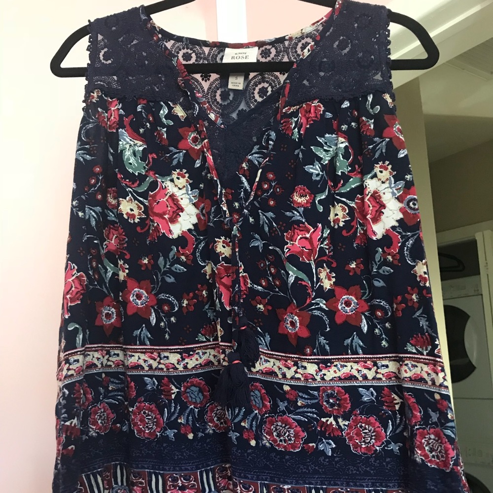 Blue top size sm